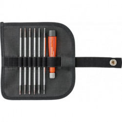 Lames électroniques interchangeables set 7-unités en pochette roll-up PB Swiss Tools