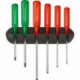 Set Tournevis 6-unités Fente PZ im support mural Classic PB Swiss Tools