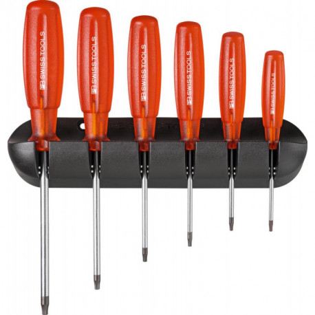 Set Tournevis 6-unités Torx im support mural Multicraft PB Swiss Tools