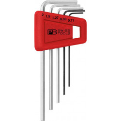 Set Clé allen en support plastique 5-unités 071-2mm PB Swiss Tools
