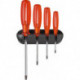 Set Tournevis 4-unités PH im support mural Multicraft PB Swiss Tools