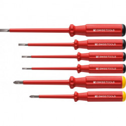 Set Tournevis VDE 6-unités Fente/PH en carton Classic PB Swiss Tools