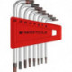 Set Clé allen en support plastique 8-unités T6-T25 PB Swiss Tools