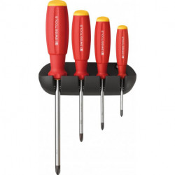 Set Tournevis 4-unités PH im support mural SwissGrip PB Swiss Tools