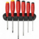 Set Tournevis 6-unités Fente PH im support mural SwissGrip PB Swiss Tools