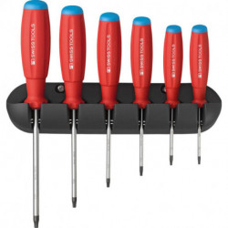 Set Tournevis 6-unités Torx im support mural SwissGrip PB Swiss Tools