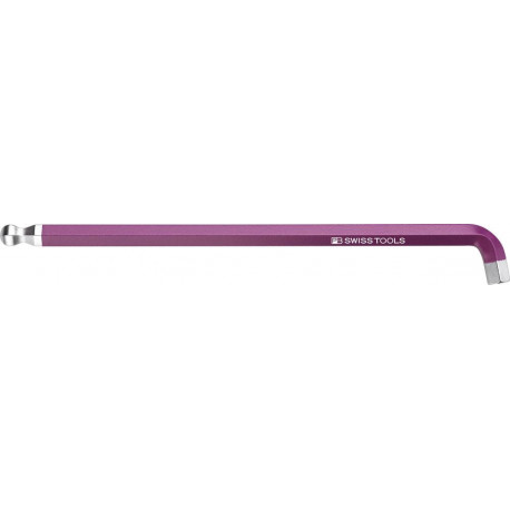 Clé allen 100 Degré court Rainbow 8mm Tête sphérique PB Swiss Tools