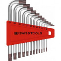 Set Clé allen en support plastique 12-unités T6-T45 PB Swiss Tools