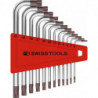 Set Clé allen en support plastique 12-unités T6-T45 PB Swiss Tools