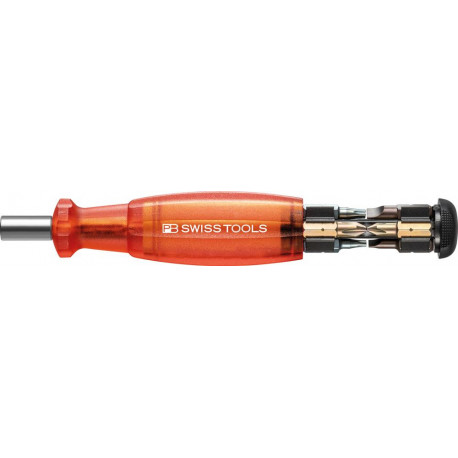Chargeur porte embout rouge 8-unités Fente PH TX PB Swiss Tools