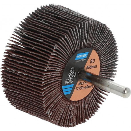 Disque à lamelle sur tige R207Plus 60x30x6 P80 (Par 10)