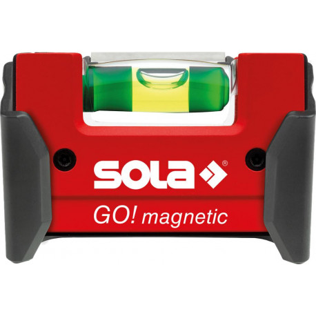 Aimant mini niveau à bulle Go Magnet Clip 75cm Sola