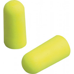 Bouchons antibruit E-A-RSoft YELLOW NEONS EN 352-2 SNR 36 dB 250 paires/carton, 5 paires/sachet 3M