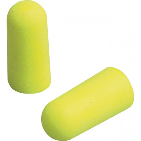 Bouchons antibruit E-A-RSoft YELLOW NEONS EN 352-2 SNR 36 dB 250 paires/carton, 5 paires/sachet 3M