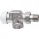 Corps de vanne thermostatique Heimeier V-exact II bronze nickelé, axial 1/2Z, kvs 0,86 (Par 20)