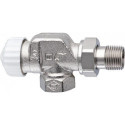 Corps de vanne thermostatique Heimeier V-exact II bronze nickelé, axial 1/2Z, kvs 0,86 (Par 20)