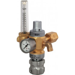 Réducteur de pression haute performance 651-30FLAR argon / CO? 200bar W21,8x1 / 14 pouces RH HARRIS