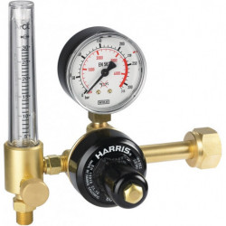 Détendeur pour bouteilles 801-30FLAR Argon/CO2 200 bar 30 l/min W 21,8 x 1/14 po. RH HARRIS