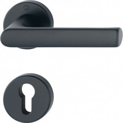 Poignée porte Hamburg 1700/42KB/42KBS F9714 PZ DIN Gauche/Droite HOPPE