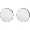 Rosace porte en acier inoxydable 058 VA F00 épaisseur.8mm Blind rd.EDI
