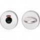 Rosace porte en acier inoxydable 057 VA F00 épaisseur.8mm WC rd.EDI