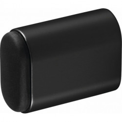 Butoir de porte murale 4700/4702/4704 Alu.noir elox.L.50mm HERMETA