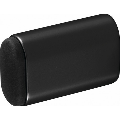 Butoir de porte murale 4700/4702/4704 Alu.noir elox.L.60mm HERMETA