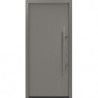 Porte d'entrée métallique PRO Anthracite CH 703 sans vitrage Largeur 1100 mm Hauteur 2100 mm DIN gauche RC 2 selon DIN EN 1627 PROMAT