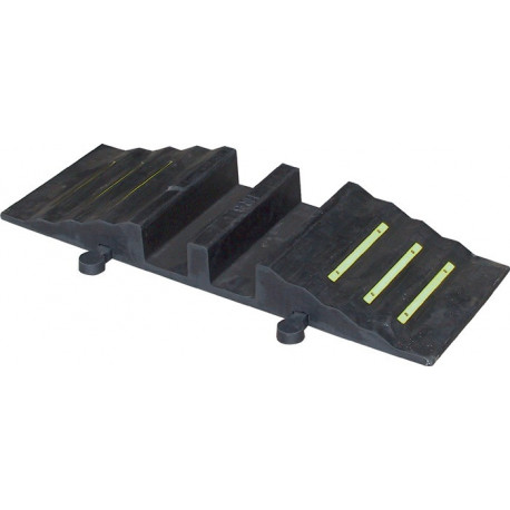 Passerelle à tuyau en caoutchouc L855xl302xH84 mm jusquà 75 mm pour 2 tuyaux PARSCH