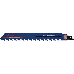 Lame de scie sabre Expert Hollow Brick L.240mm B.23mm TPI 2 12.7mm 10 Unités