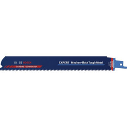 Lame de scie sabre Med.Thick Metal L.225mm B.25mm TPI 10 2.5mm 1 Unités