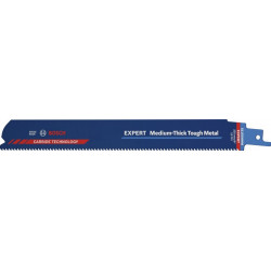 Lame de scie sabre Med.Thick Metal L.225mm B.25mm TPI 10 2.5mm 10 Unités