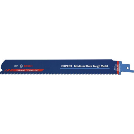 Lame de scie sabre Med.Thick Metal L.225mm B.25mm TPI 10 2.5mm 10 Unités