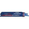 Lame de scie sabre Expert Thick Tough Metal L.150mm B.25mm TPI 8 3mm 3 Unités