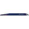 Lame de scie sabre Expert Tough Wood L.300mm B.25mm TPI 3 8.5mm 1 Unités