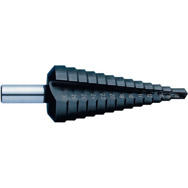 Foret étagé Biglumin 4-32mm - 15 étapes - Pour Métal, Bois, Plastique, Inox - HSS