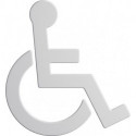 Symbole "Fauteuil roulant" 801.91B030 polyamide coloris no. 98 largeur 135 mm hauteur 150 mm épaisseur 3 mm HEWI
