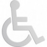 Symbole "Fauteuil roulant" 801.91B030 polyamide coloris no. 98 largeur 135 mm hauteur 150 mm épaisseur 3 mm HEWI