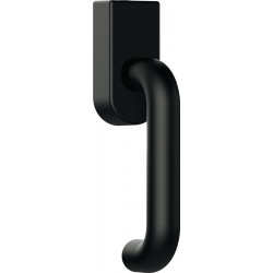 Poignée fenêtre 111PBFGA.1 PA 90 noir profond 40mm verrouillable HEWI