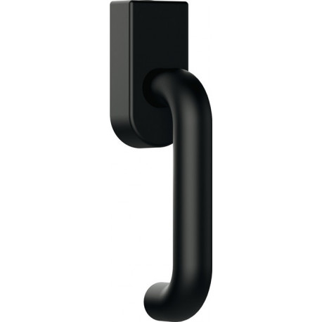 Poignée fenêtre 111PBFGA.1 PA 90 noir profond 40mm verrouillable HEWI