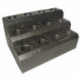 Porte-outil SK40 en support de table polypropylène 12pcs. l. 360 x P. 245 x H. 200 mm