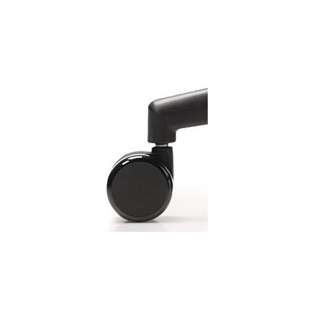 Roulette dur BD D.50mm pour chaises de travail pivotantes axe-L.25mm axe-D.10,5mm DAUPHIN