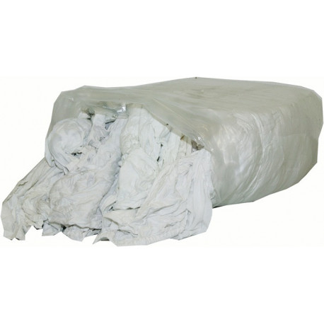 Chiffons de nettoyage en jersey WT I coton blanc pur ELOS