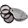Loupe pliante Tech-Line mExtn. Objectif 3x + 5x-8x D.38mm Suisse
