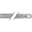Règle en métal L.2000mm acier flexible graduation g A -mm/mm H.PREISSER