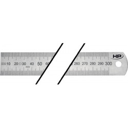 Règle en métal L.300mm acier flexible graduation g A -mm/mm H.PREISSER