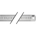 Règle en métal L.300mm acier flexible graduation g A -mm/mm H.PREISSER