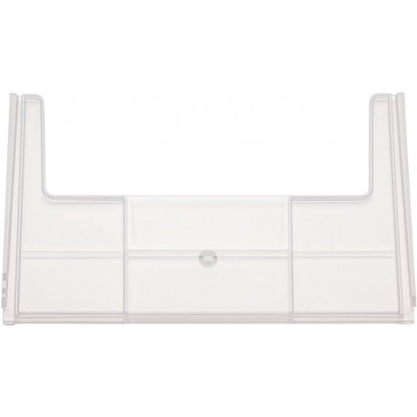 Séparateur pour bac à étagères L.230mm H.132mm, transparent, transparent, ouvert 1 pièce 25 ST.