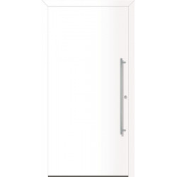 Porte d'entrée en métal Home RAL 9016 B.1100mm H.2100mm DIN gauche RC 2 n.DIN EN 1627 PROMAT