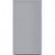 Porte d'entrée en métal Home RAL 7001 B.1100mm H.2100mm DIN gauche RC 2 n.DIN EN 1627 PROMAT